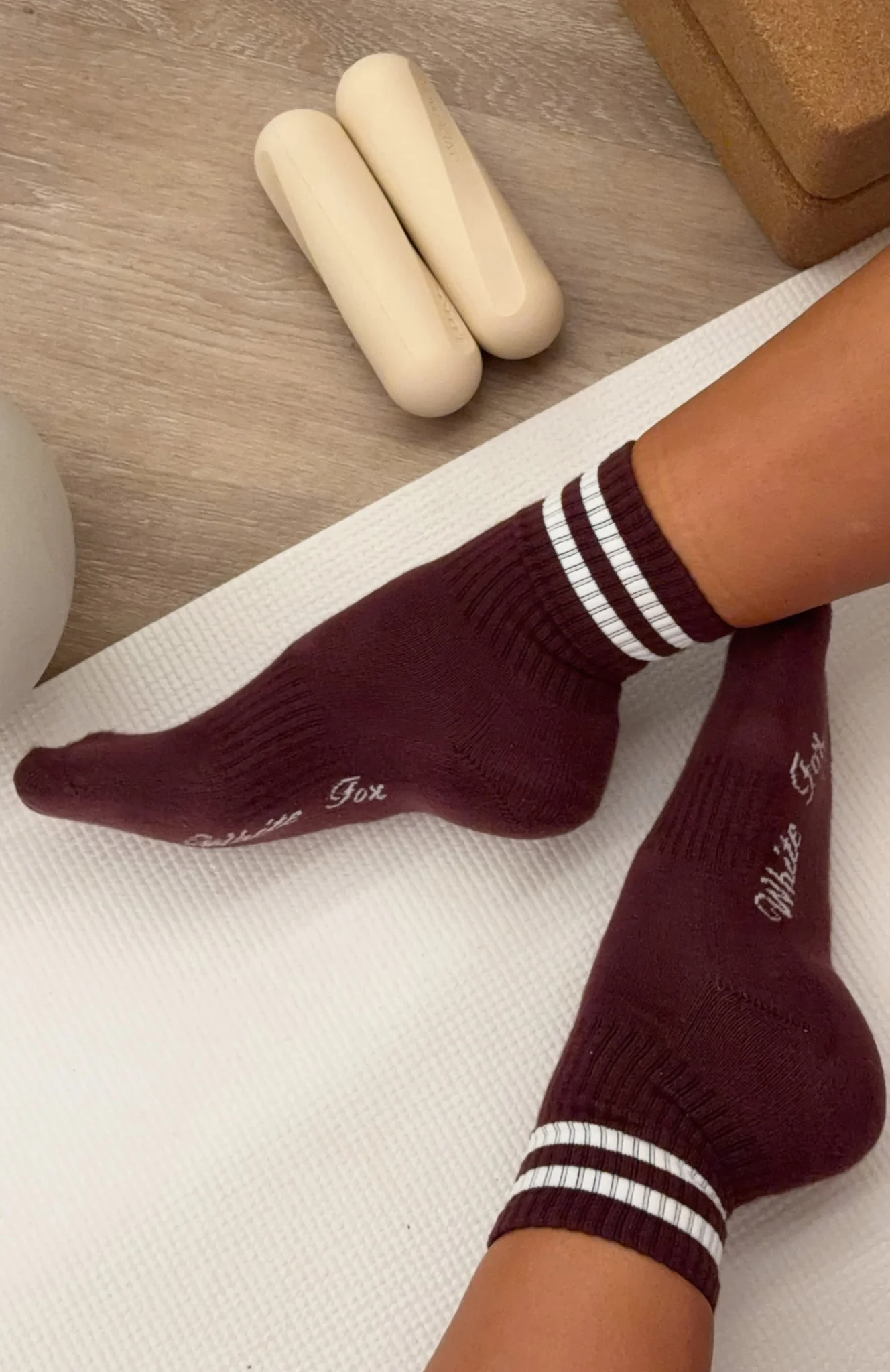 12476-grounded-socks-merlot-cream-1.webp Grounded Socks Merlot/Cream