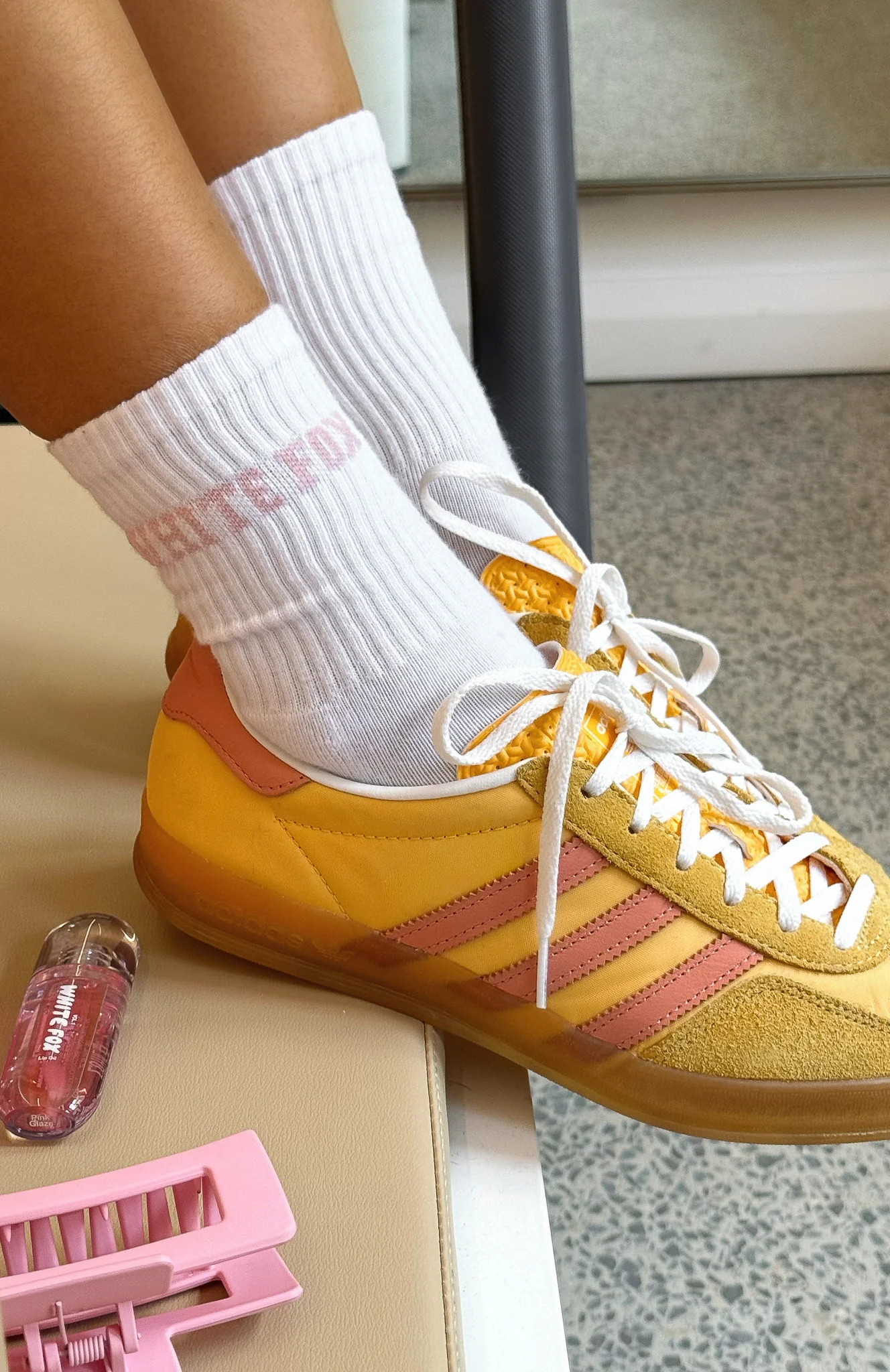 12576-no-convincing-socks-2-pack-white-honey-ballet-pink-8.webp No Convincing Socks 2 Pack White/Honey/Ballet Pink