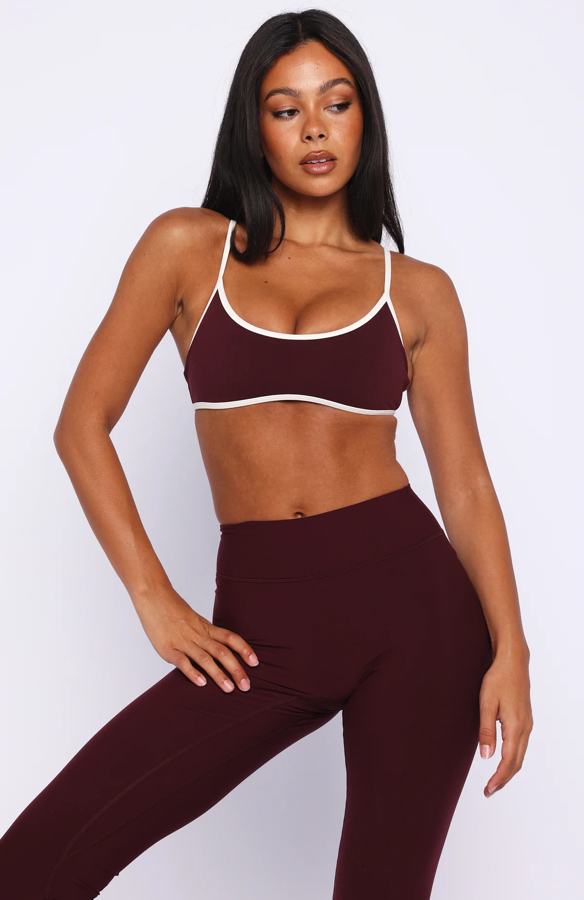 Blitz Sports Bra Merlot/Cream