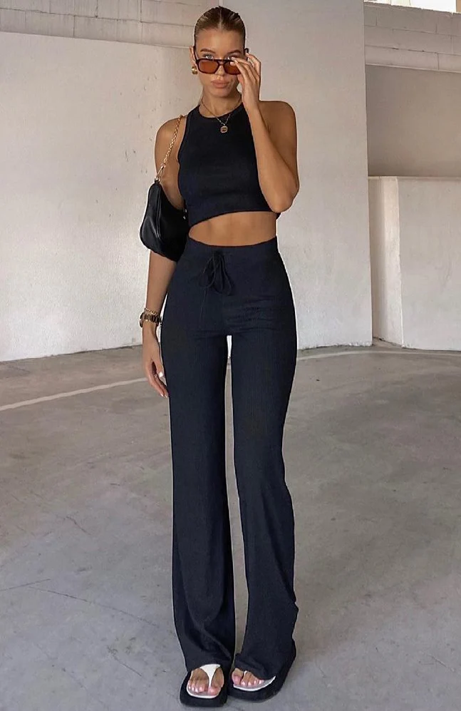 14934-adore-you-ribbed-pants-black-1.webp Adore You Ribbed Pants Black