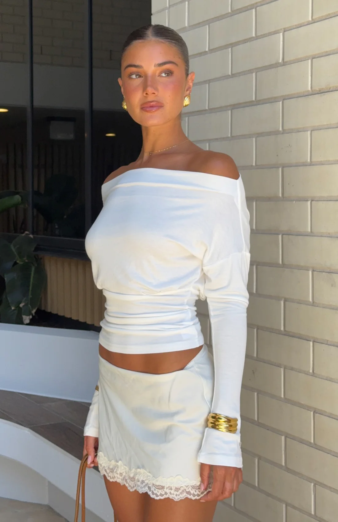 15738-another-time-cinched-waist-long-sleeve-top-white-1.webp Another Time Cinched Waist Long Sleeve Top White