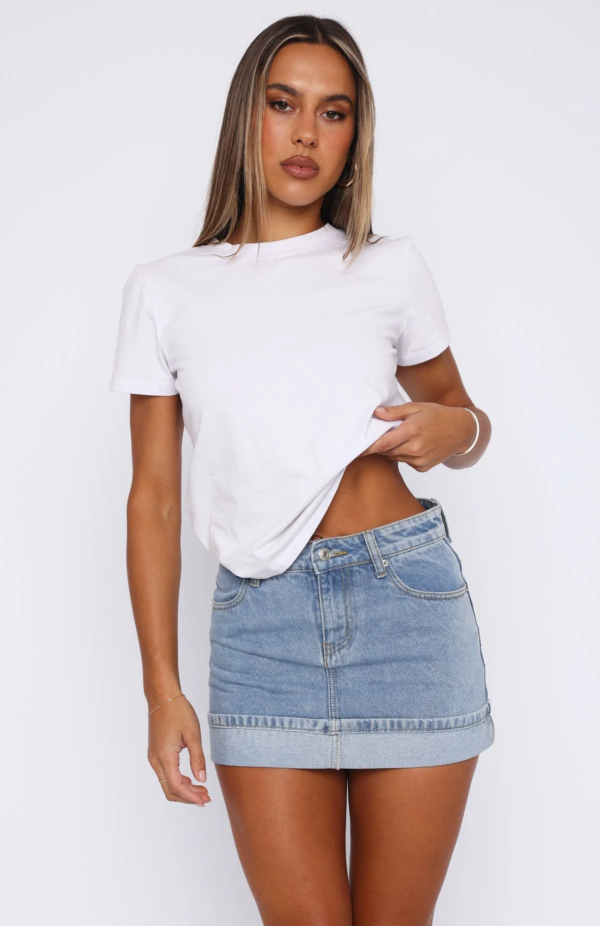 18749-charlotte-denim-mini-skirt-mid-blue-2.webp Charlotte Denim Mini Skirt Mid Blue