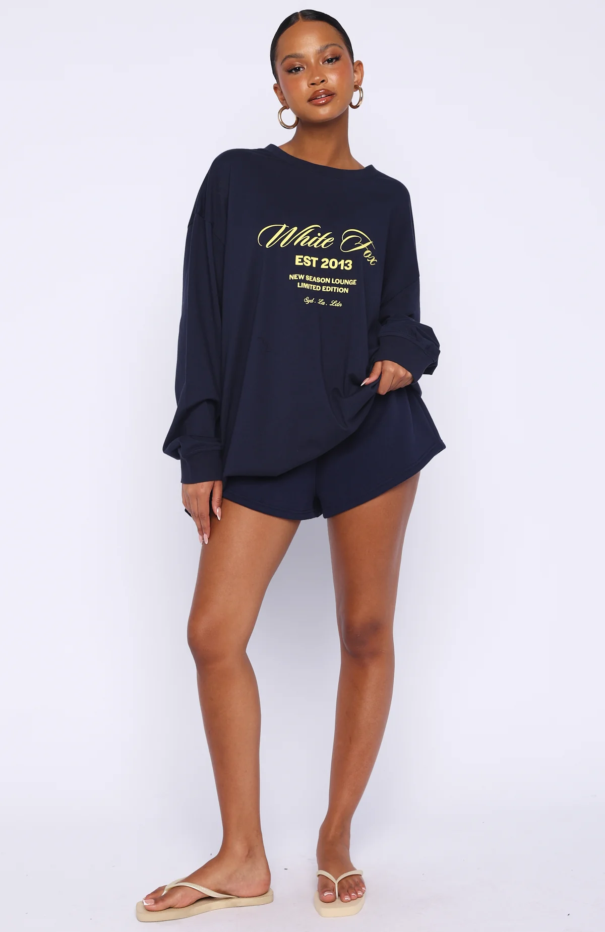 Closer To You Long Sleeve Tee Navy