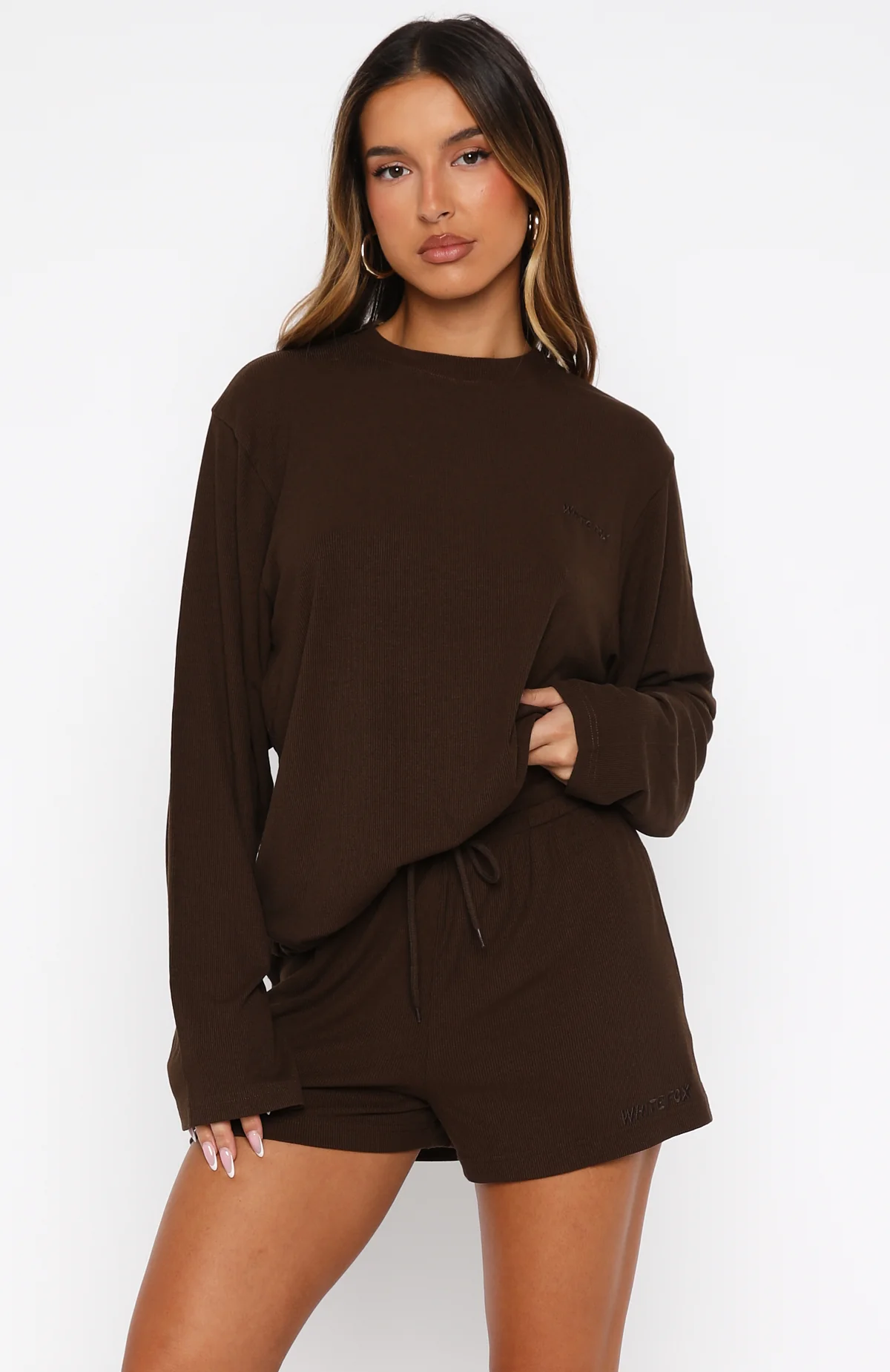 19416-come-a-long-way-soft-lounge-ribbed-shorts-chocolate-2.webp Come A Long Way Soft Lounge Ribbed Shorts Chocolate