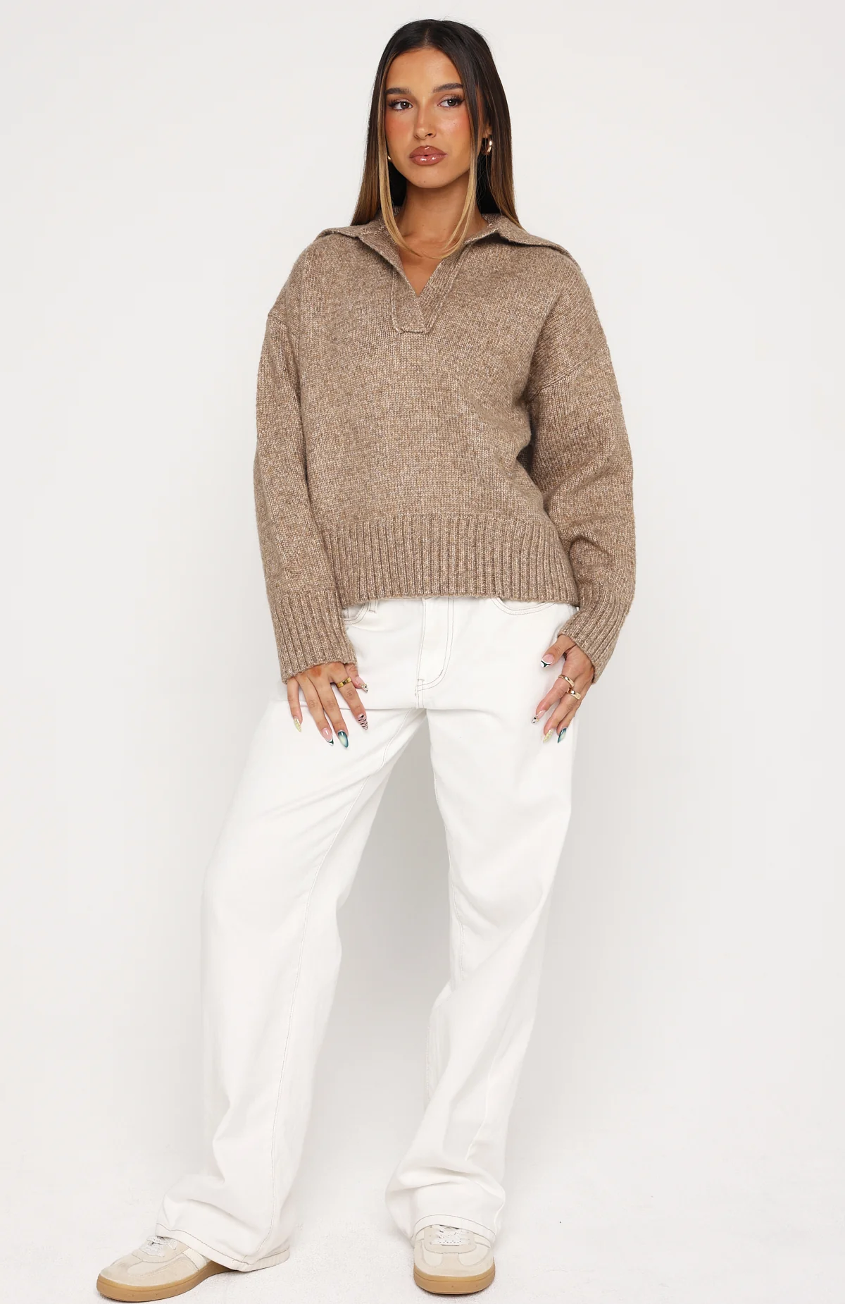 Chrissy Knit Sweater Sand