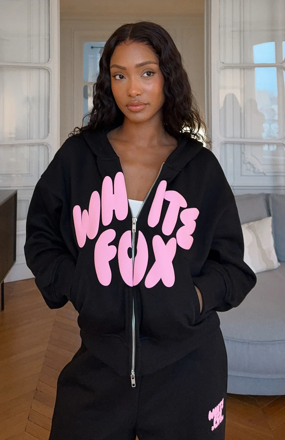 2075-club-14-allie-boxy-zip-front-hoodie-black-1.webp Club 14 Allie Boxy Zip Front Hoodie Black