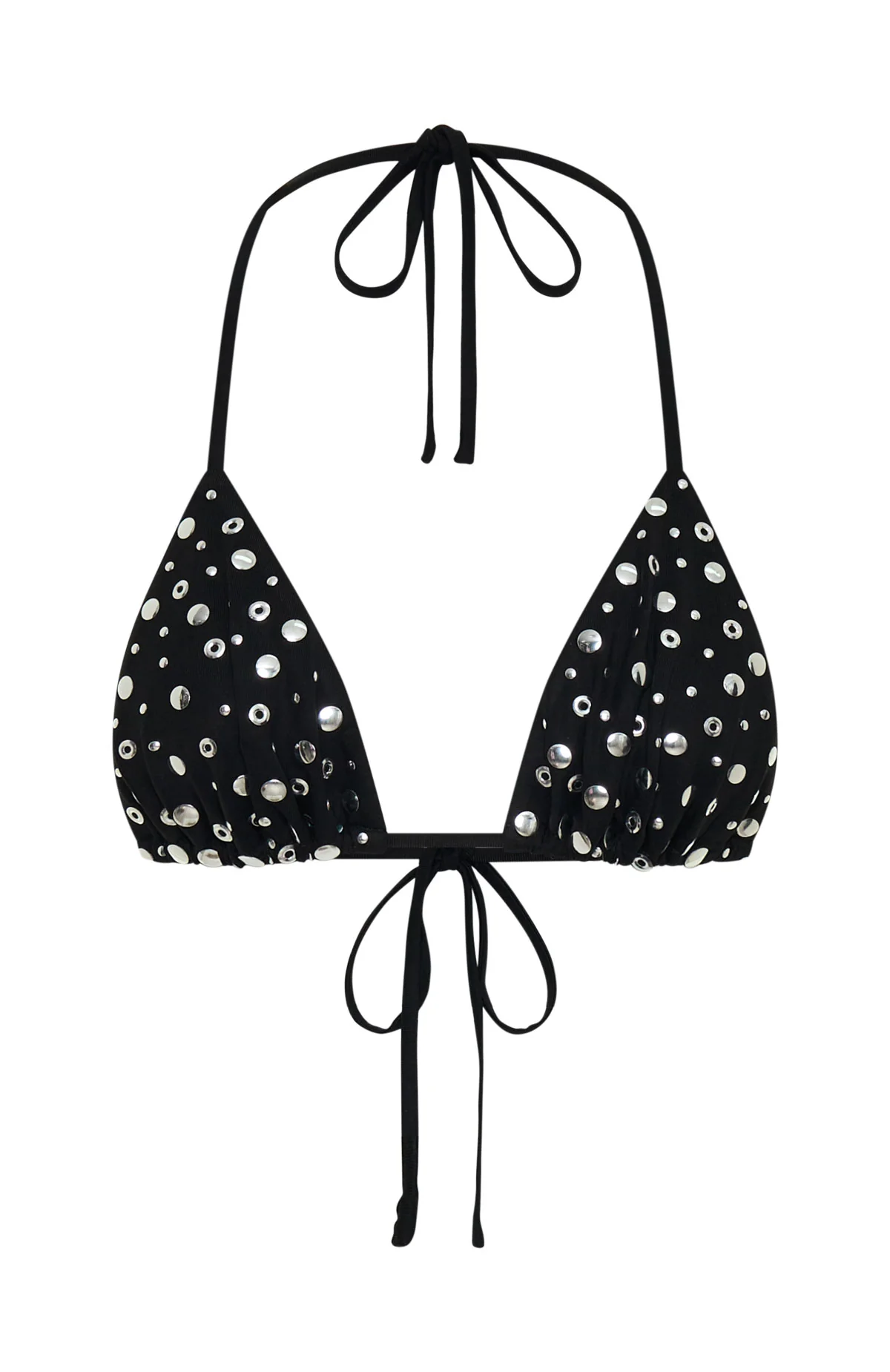Festival Feels Studded Top Black