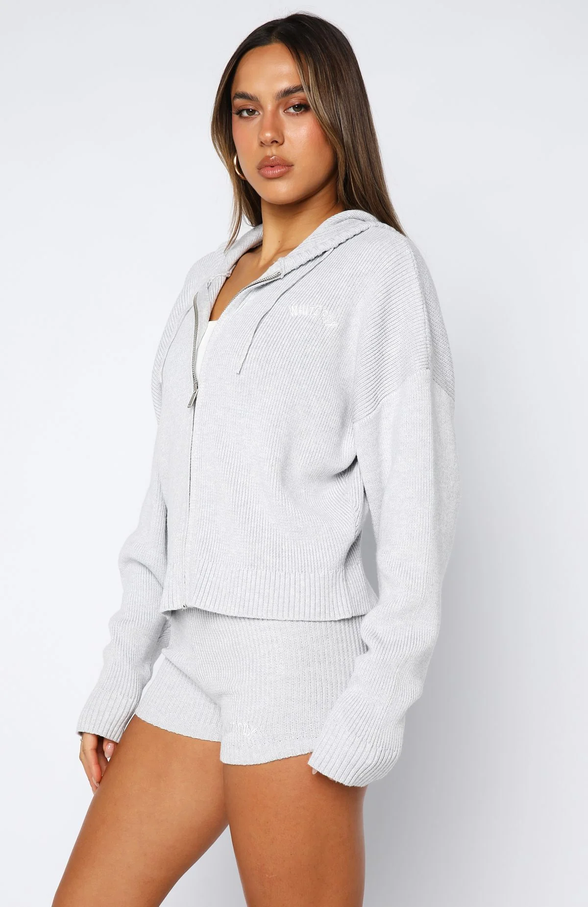 Floating By Knit Shorts Grey Marle