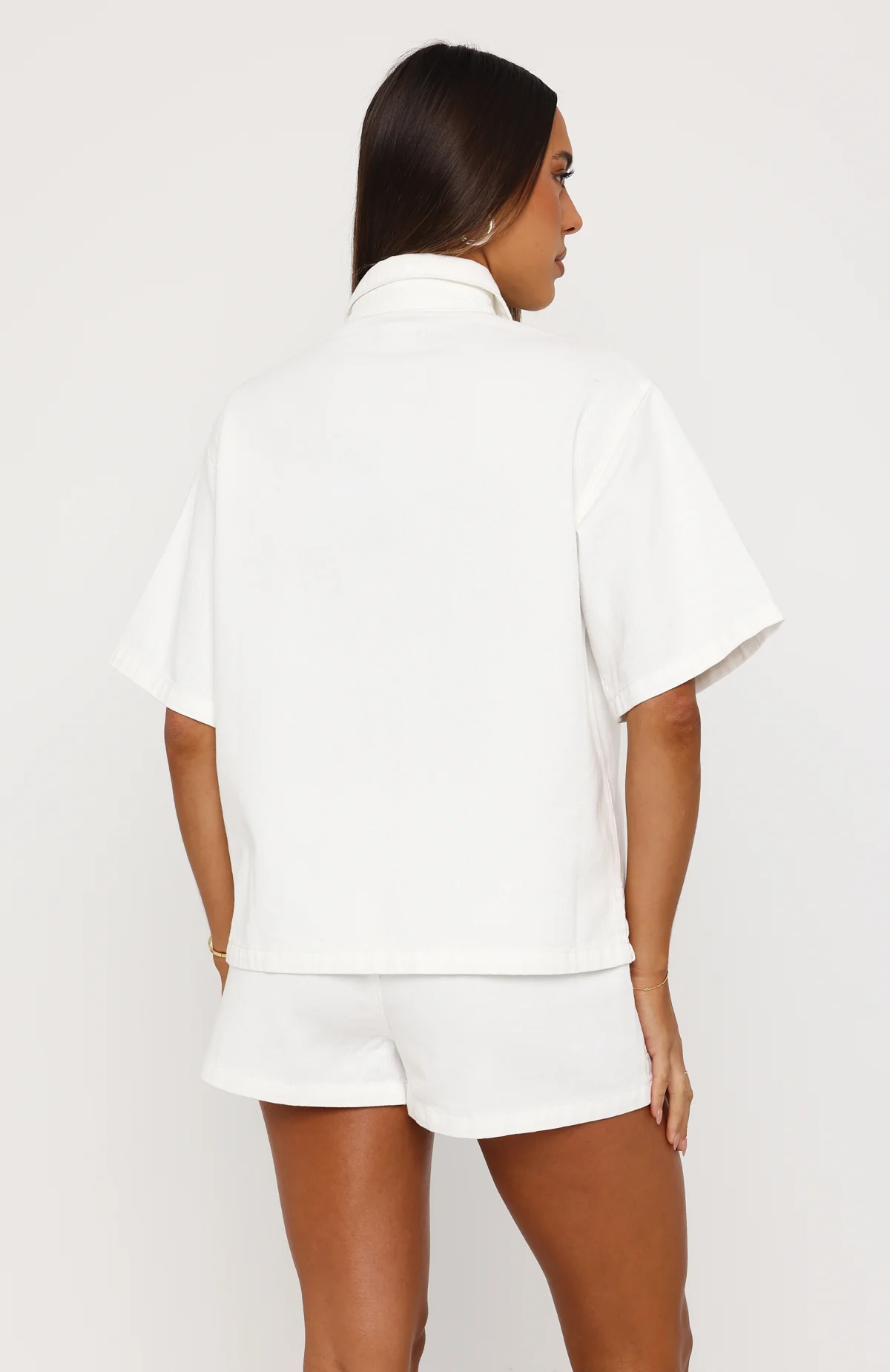 2577-denim-daydream-button-up-shirt-white-5.webp Denim Daydream Button Up Shirt White