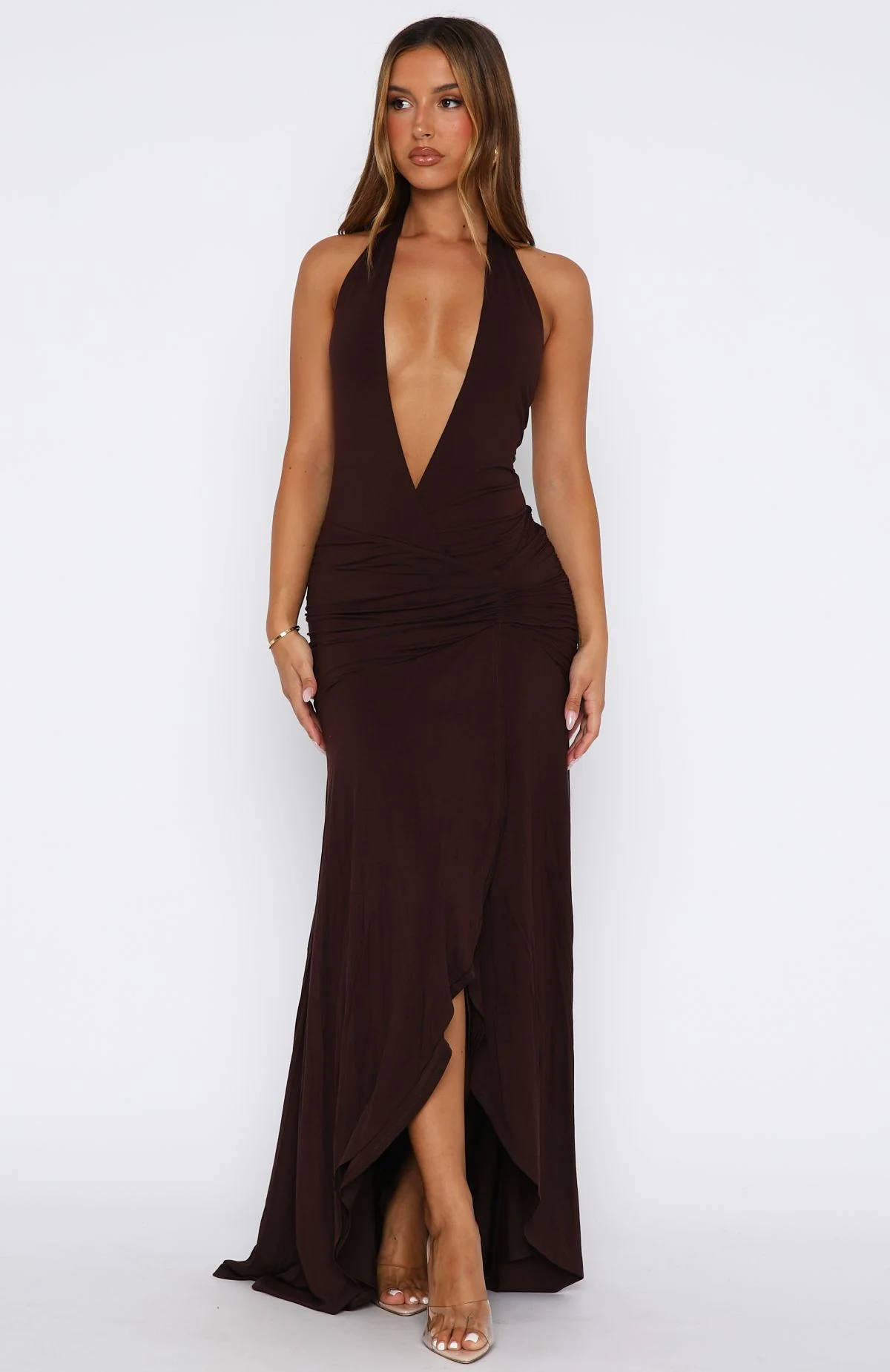 3500-grande-dame-maxi-dress-chocolate-2.webp Grande Dame Maxi Dress Chocolate