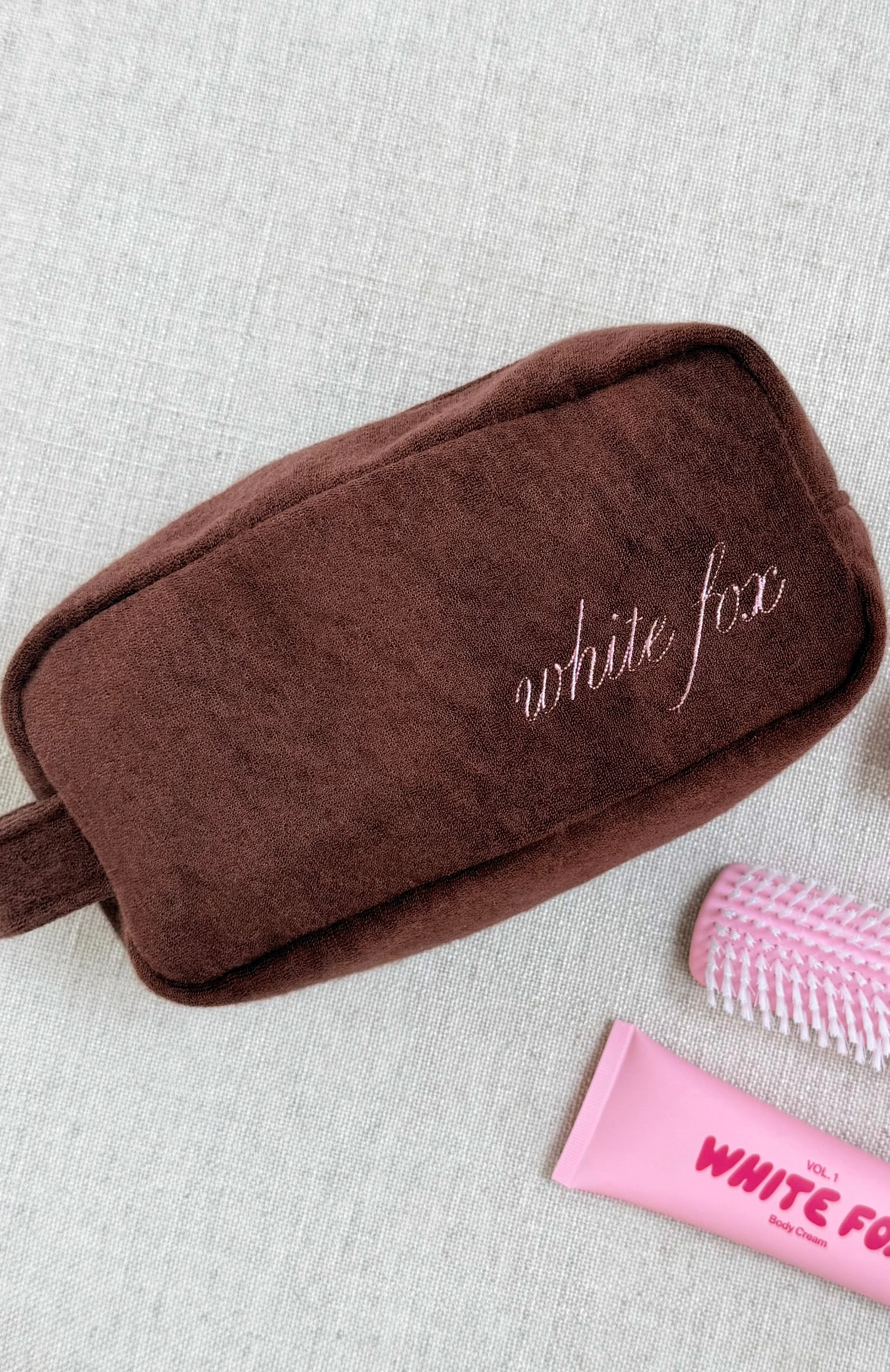 Lillian Cosmetic Bag Chocolate