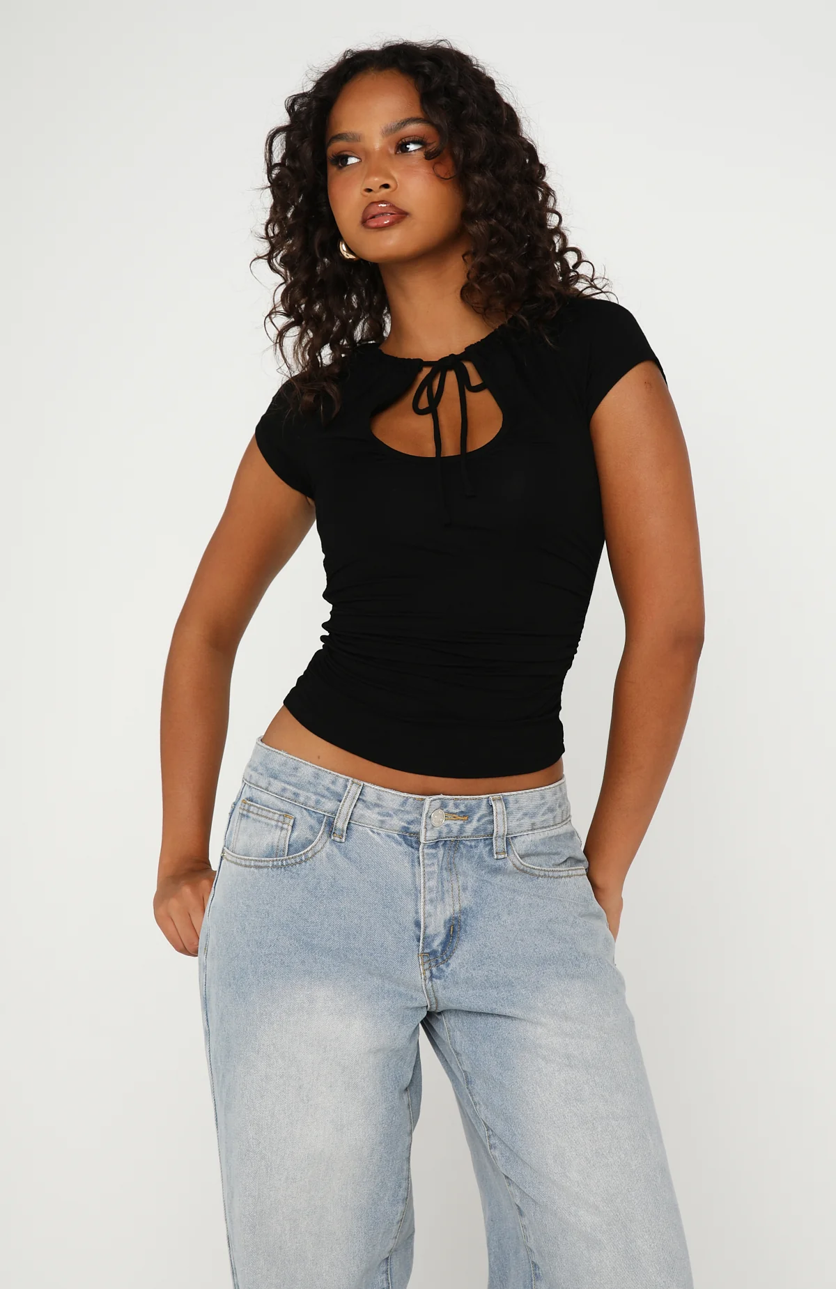 Love Is The Answer Top Black