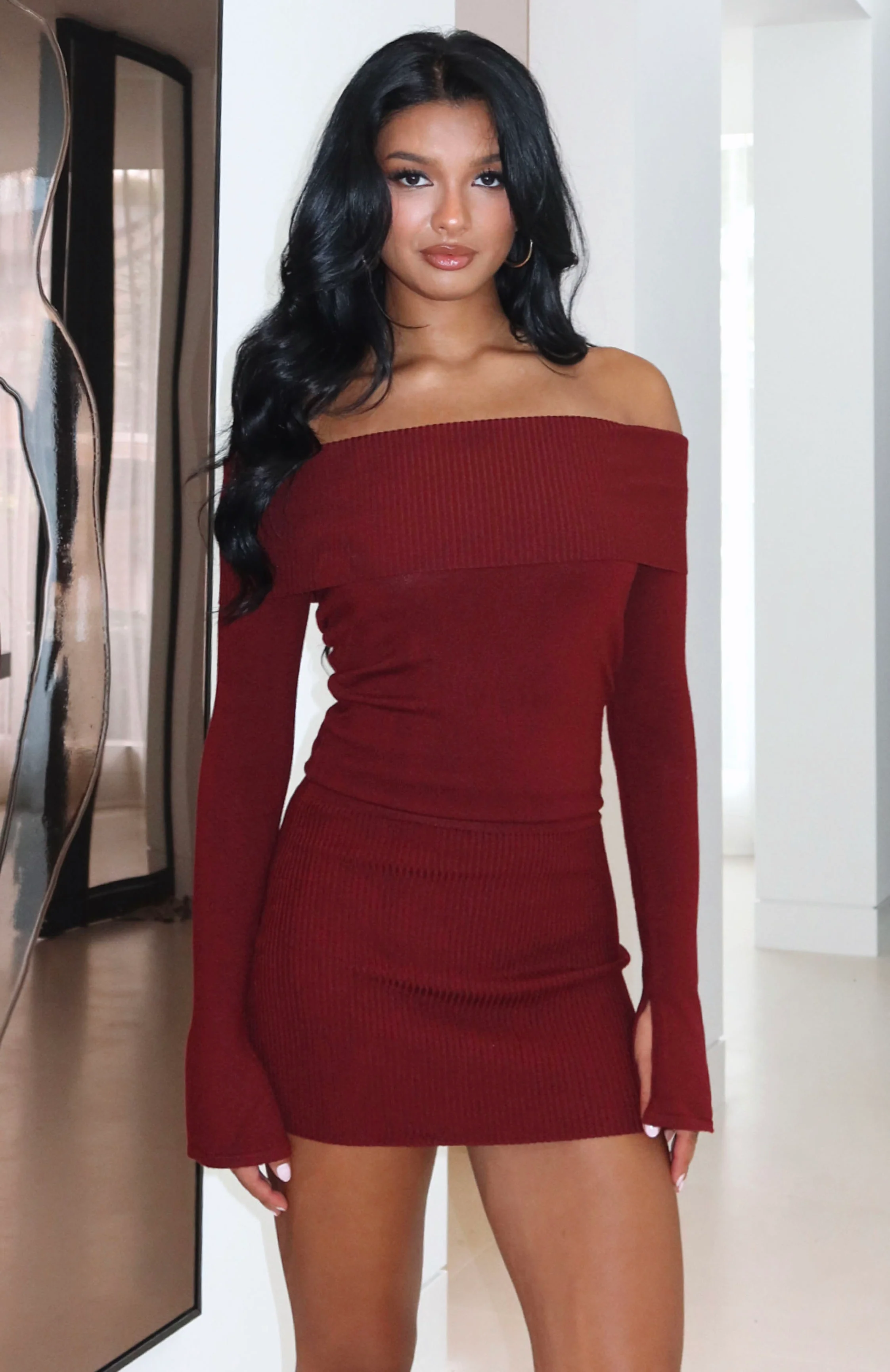 5805-parental-guidance-knit-mini-dress-burgundy-1.webp Parental Guidance Knit Mini Dress Burgundy