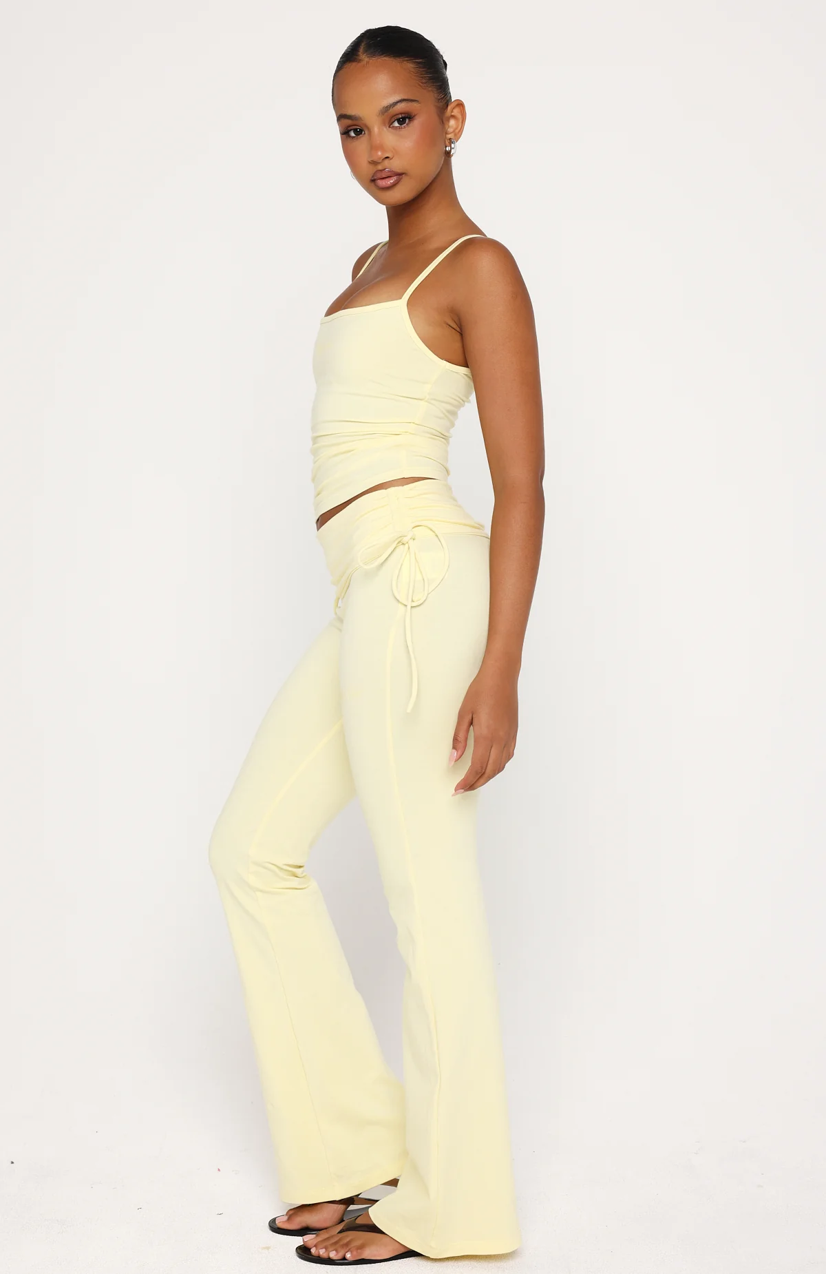 5977-pretty-vibes-fold-over-flare-pants-lemon-3.webp Pretty Vibes Fold Over Flare Pants Lemon