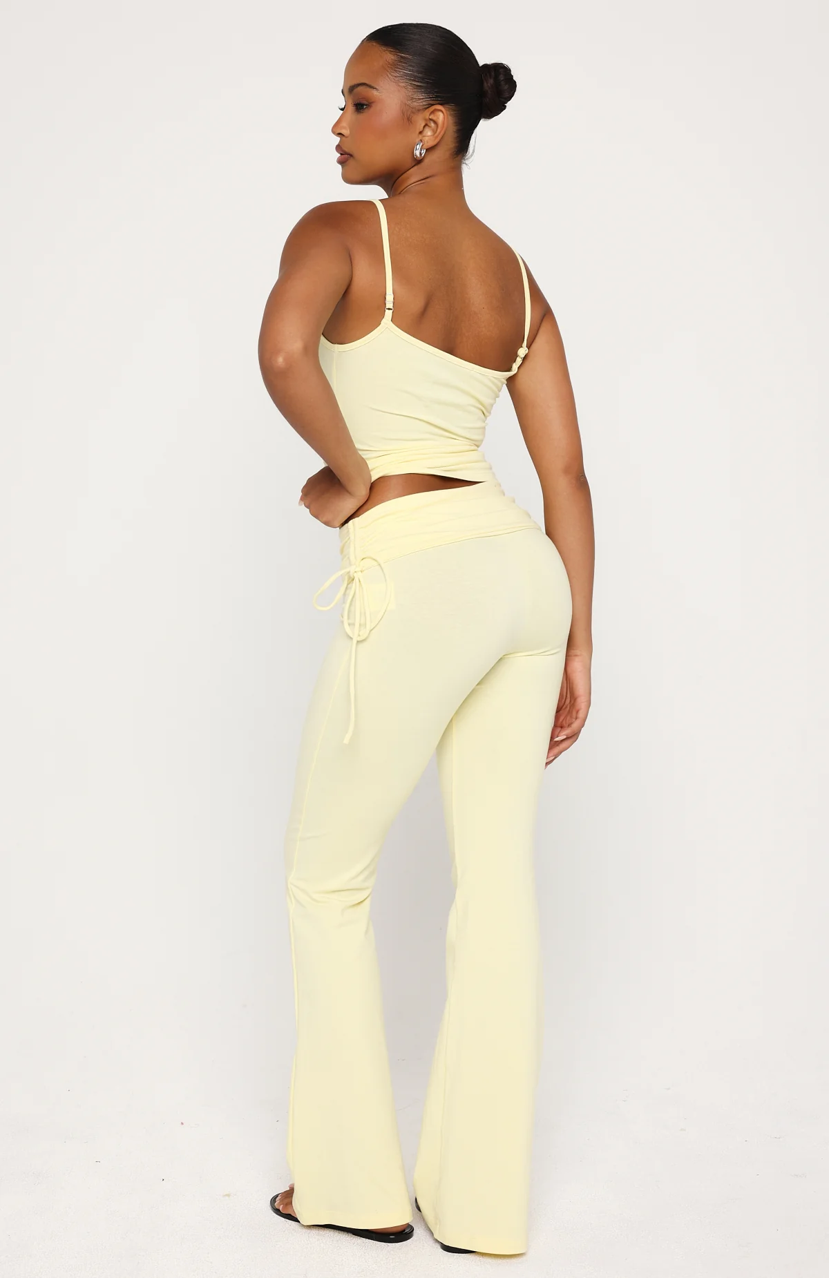 5977-pretty-vibes-fold-over-flare-pants-lemon-4.webp Pretty Vibes Fold Over Flare Pants Lemon