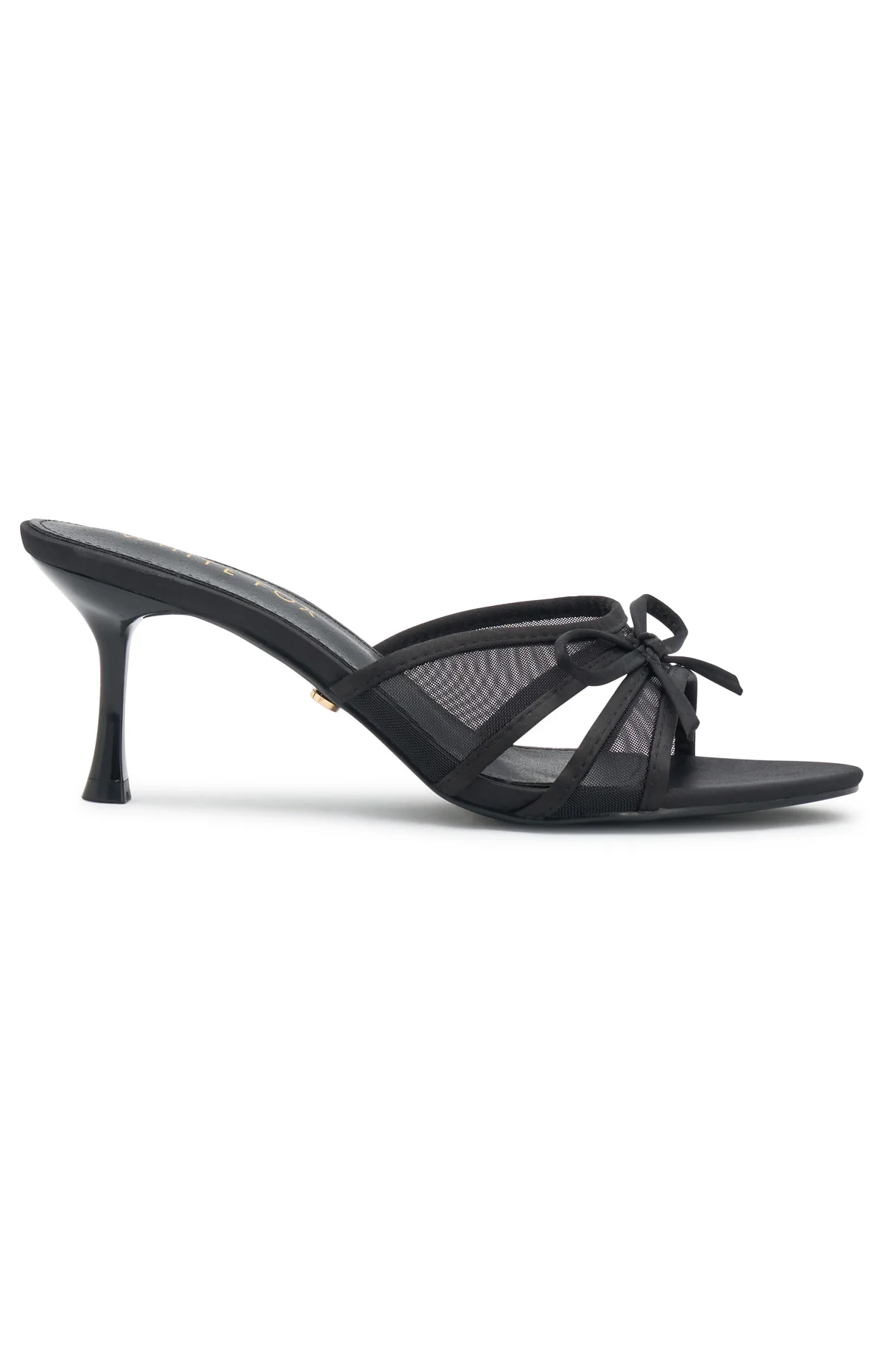 Wallace Mules Black Mesh